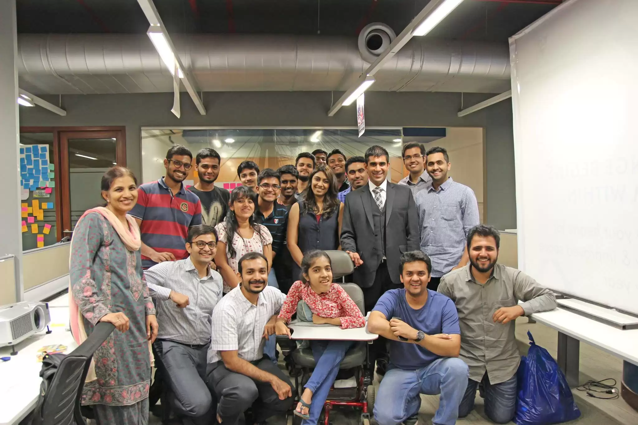 With Ycenter India Entrepreneurship program participants, India 2016