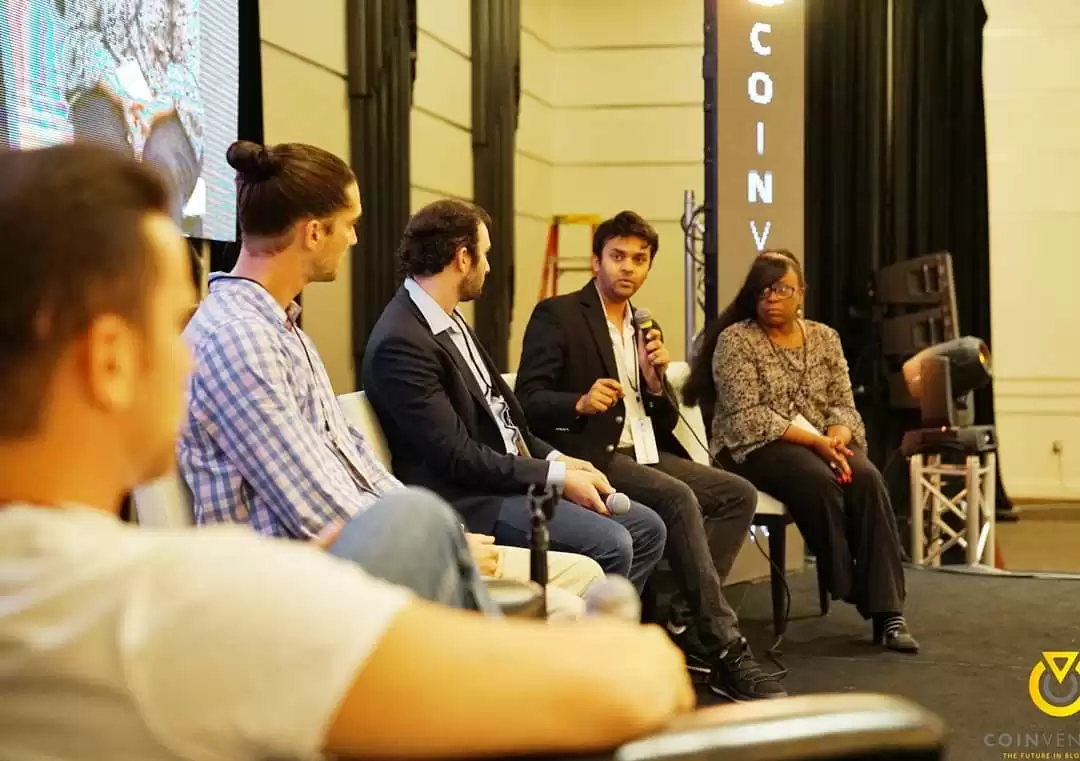 Philadelphia, "Technologies do not solve problems, people do." - Dhairya Pujara, on discussing Blockchain + Human Centered Design Thinking at the first ever Coinvention